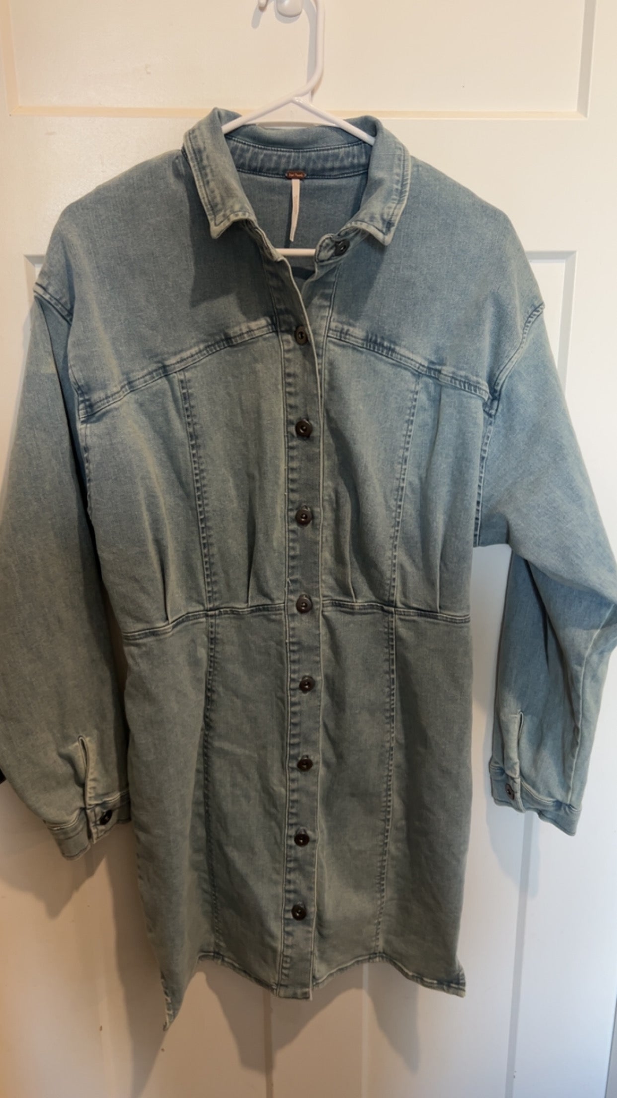 Free People Amber denim dress size 12