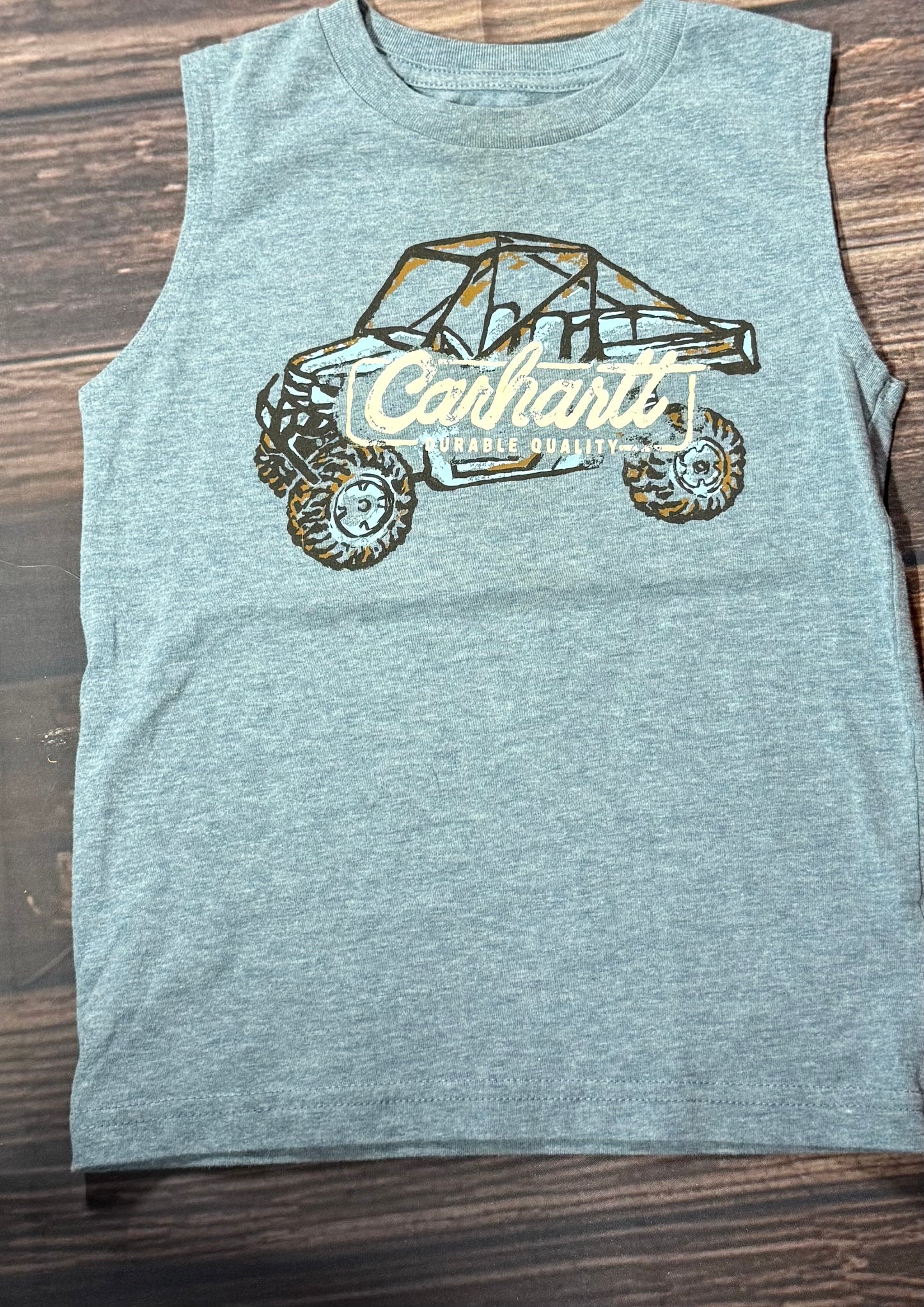 Carhartt 4T..tiny staining by neck