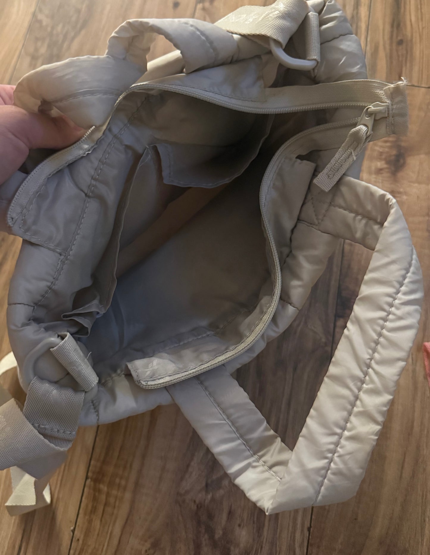 Reebok puffer tote bag