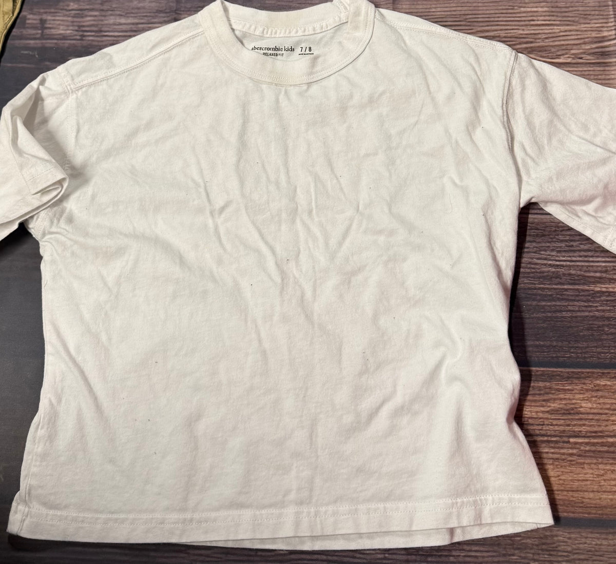Abercrombie 7/8..small spot and has fuzzies