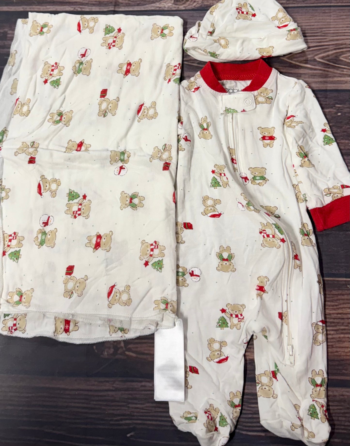 Newborn + matching swaddle bamboo set