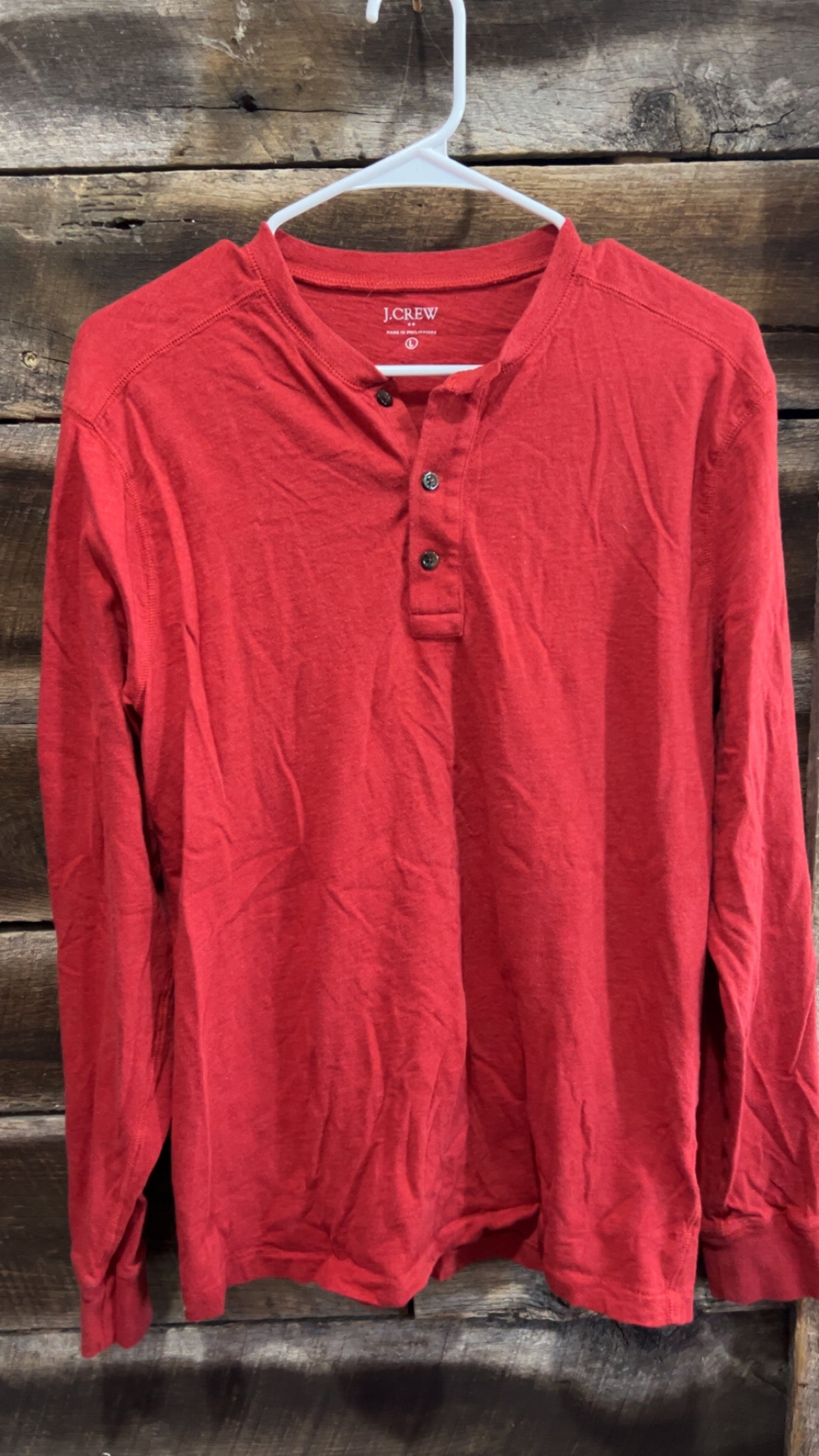 J Crew large.. retails $75