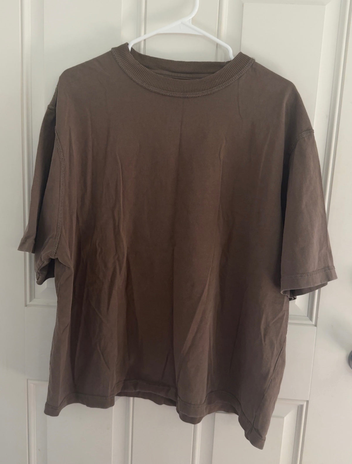 Large..relaxed fit..has small spots