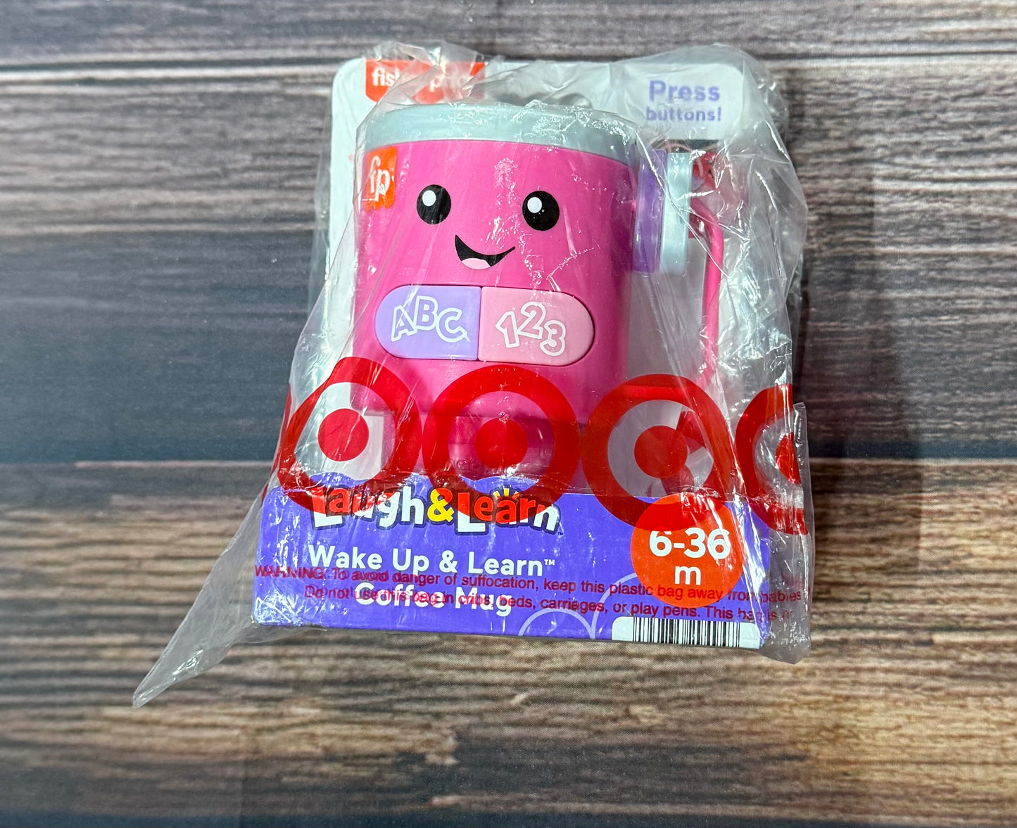 NEW fisher price learning coffee mug