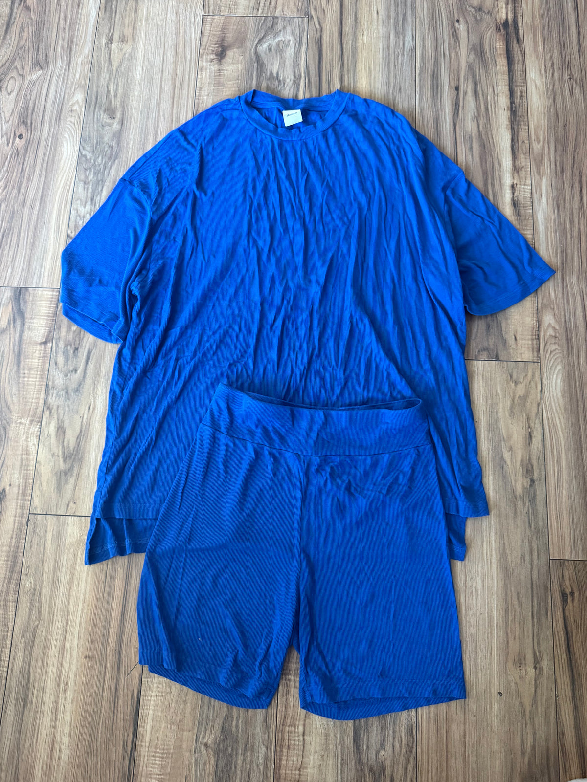 Huniam large..ribbed knit set!