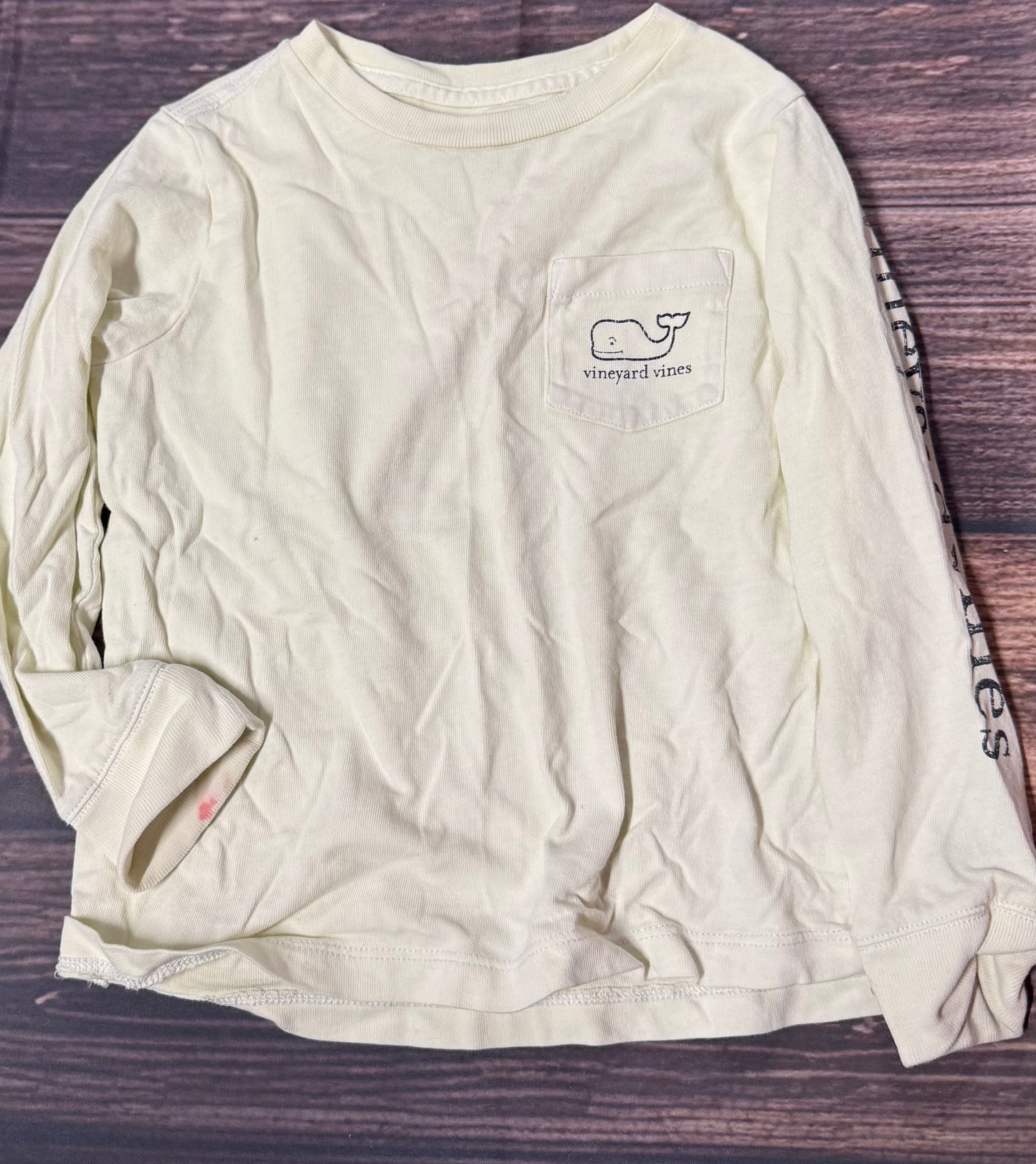 Vineyard Vines 3T..spot on inside of cuff