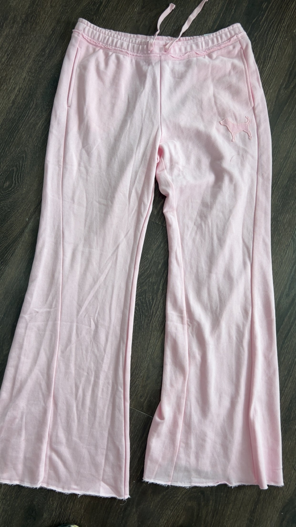 NWT for $60 Pink Ivy terry flare pants size large