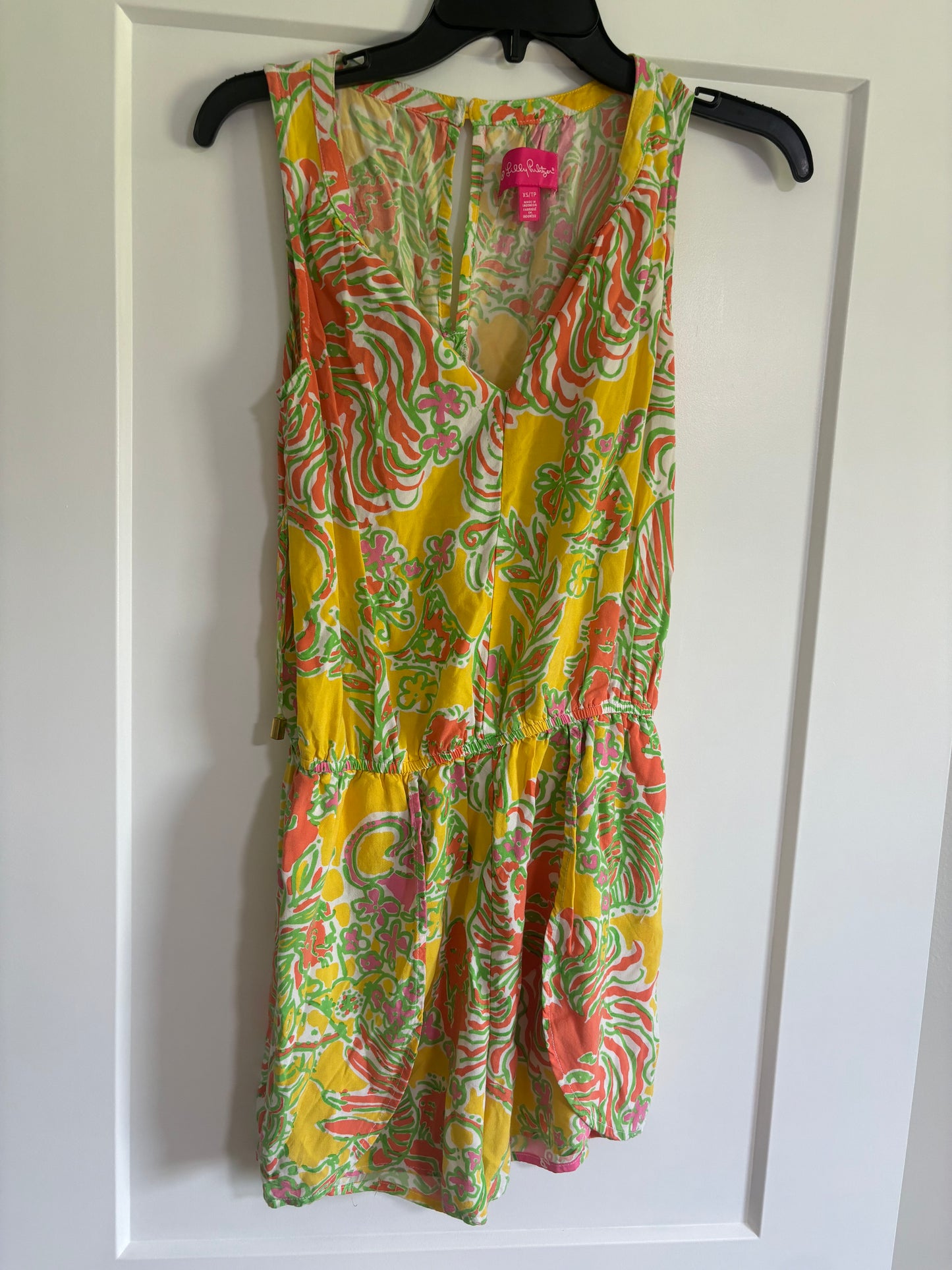 lilly pulitzer xs romper