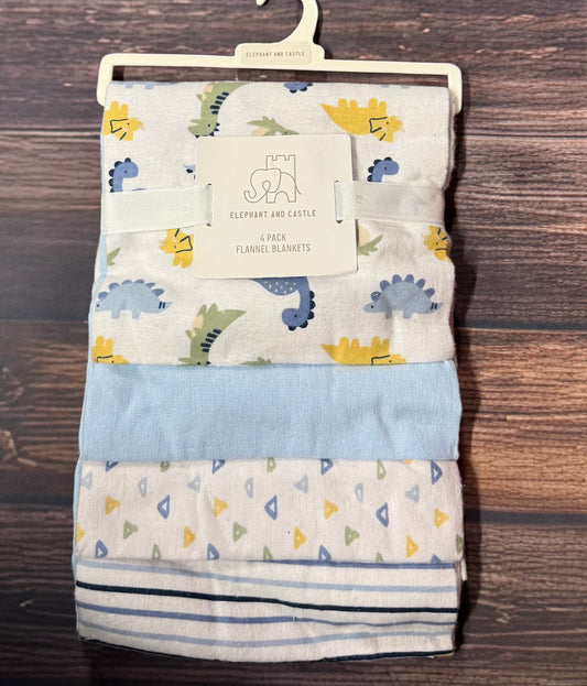 NWT Elephant & Castle flannel blankets