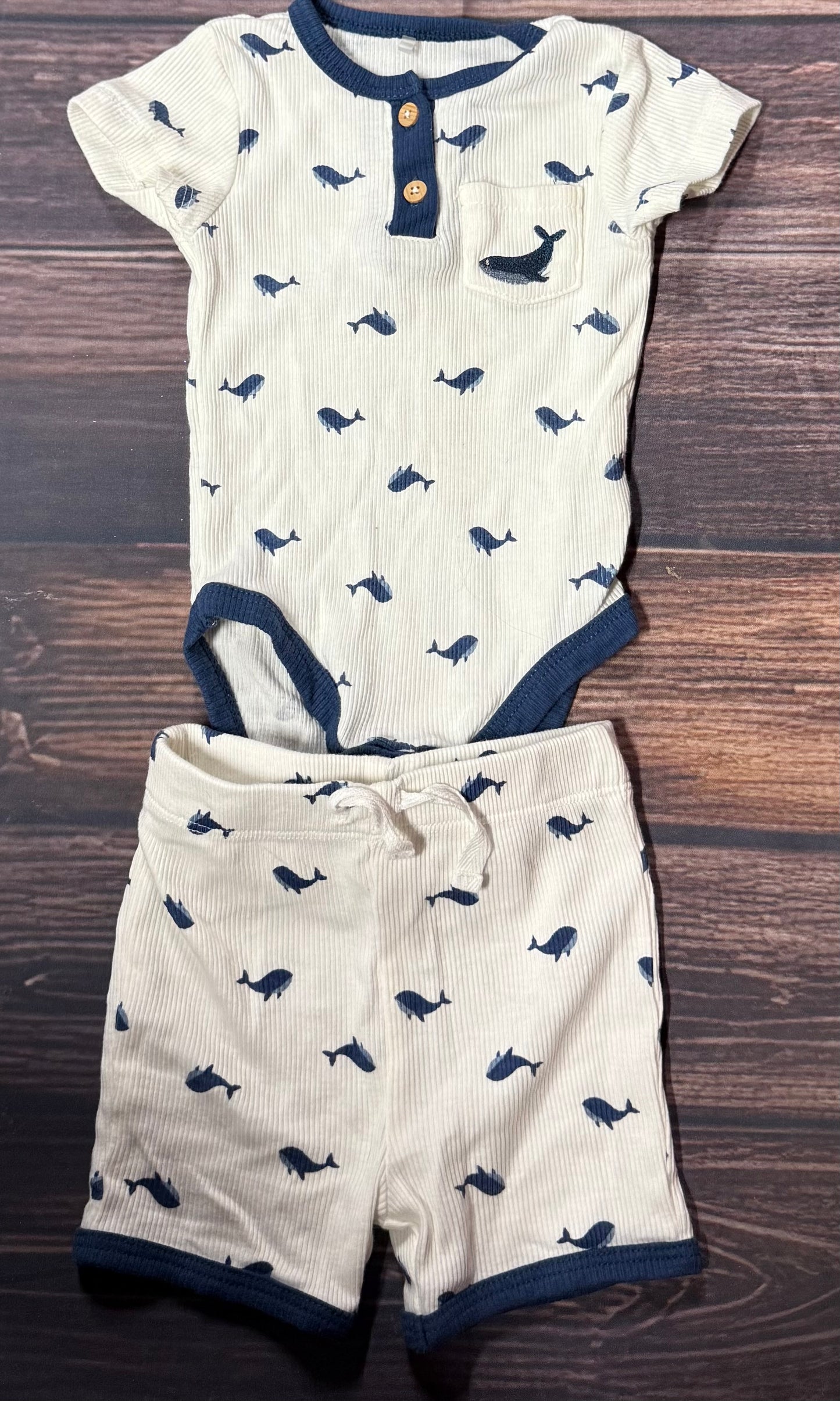 Rugged Bear 3-6m..light staining