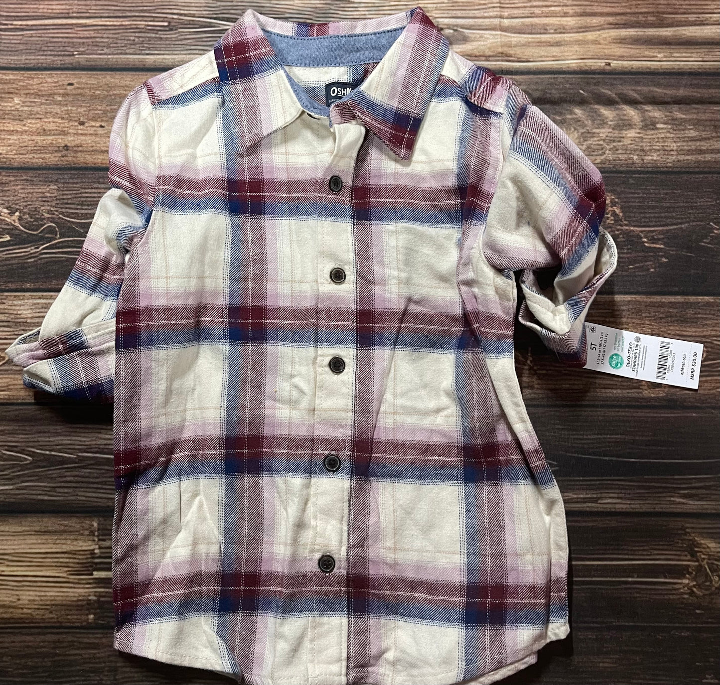 NWT Oshkosh 5T..$30 new