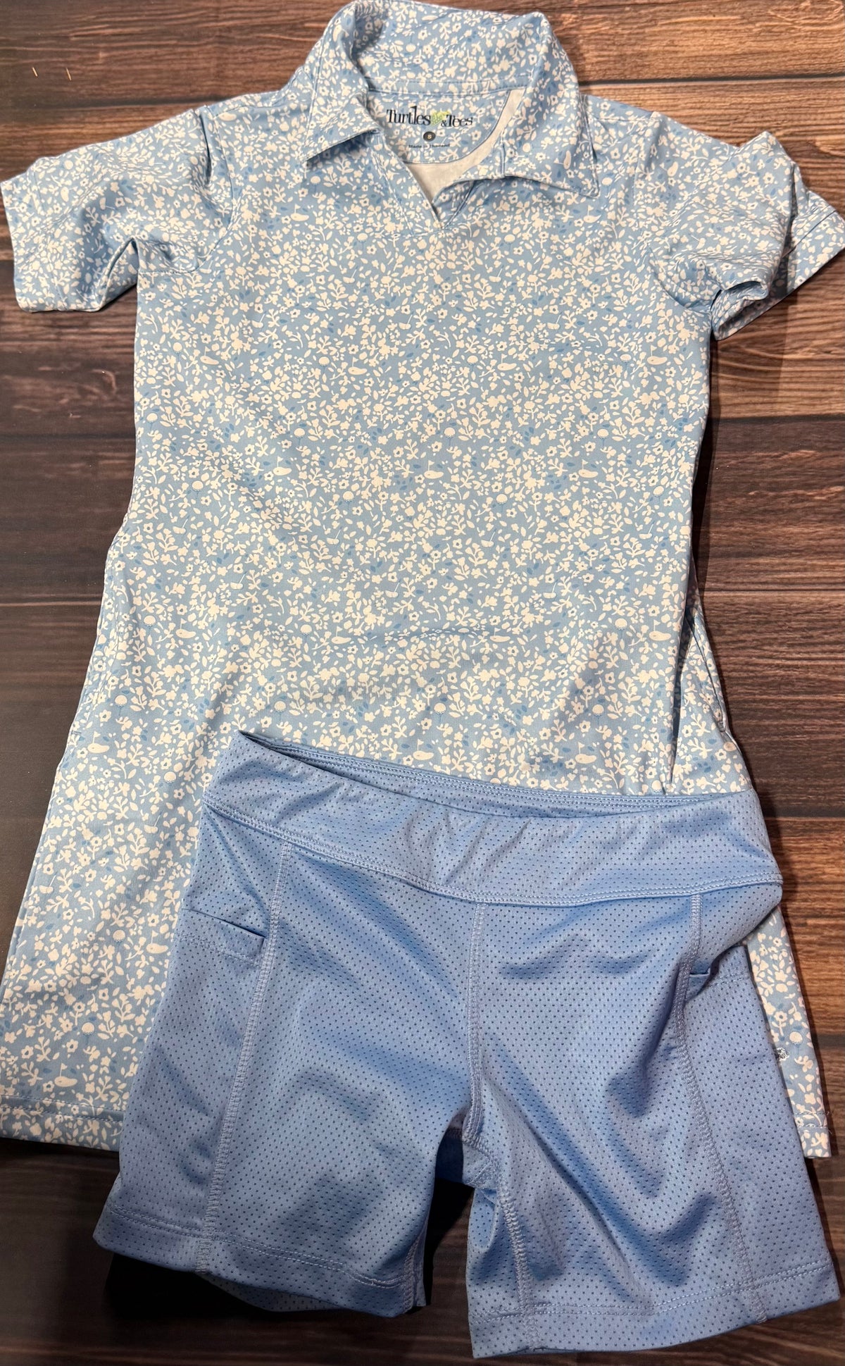 Turtles & Tees small top/medium bottoms