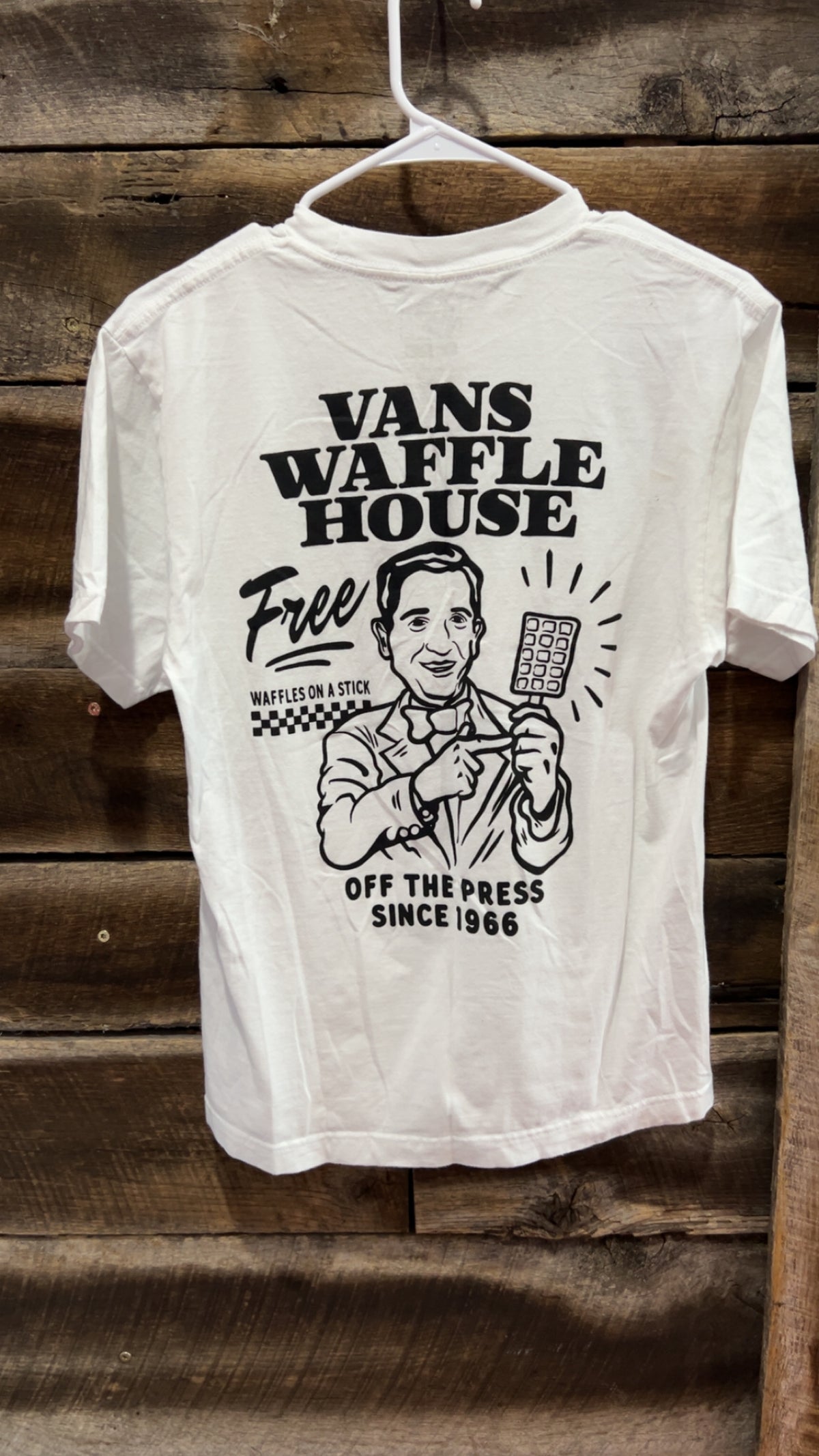 Vans size small.. small spot