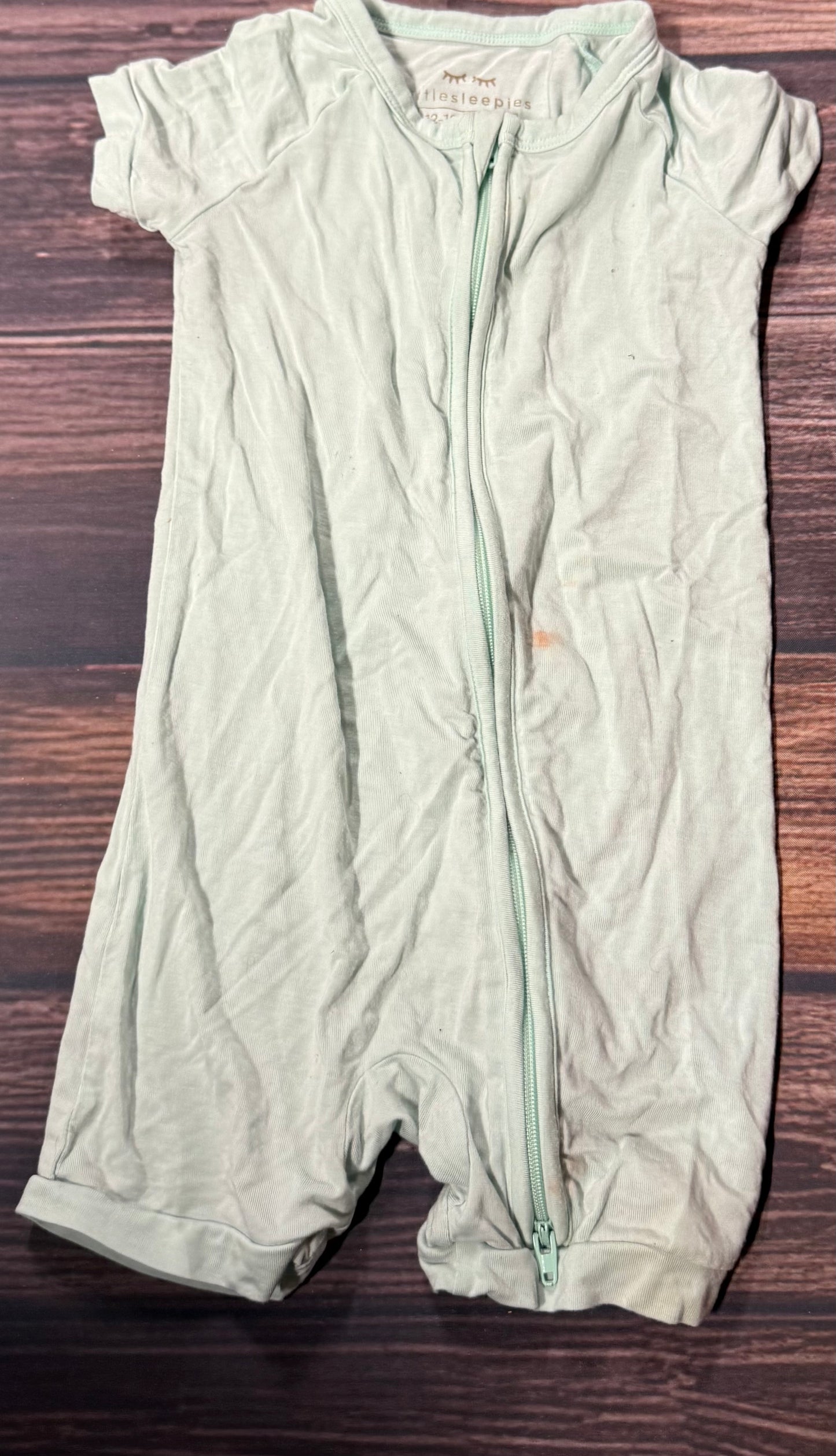 Little Sleepies 12-18m..staining shown on front