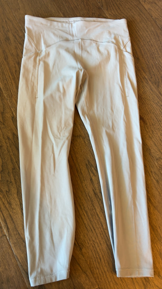 Lululemon power through high-rise right 25”.. color is rhino grey.. retail $128. Size 12