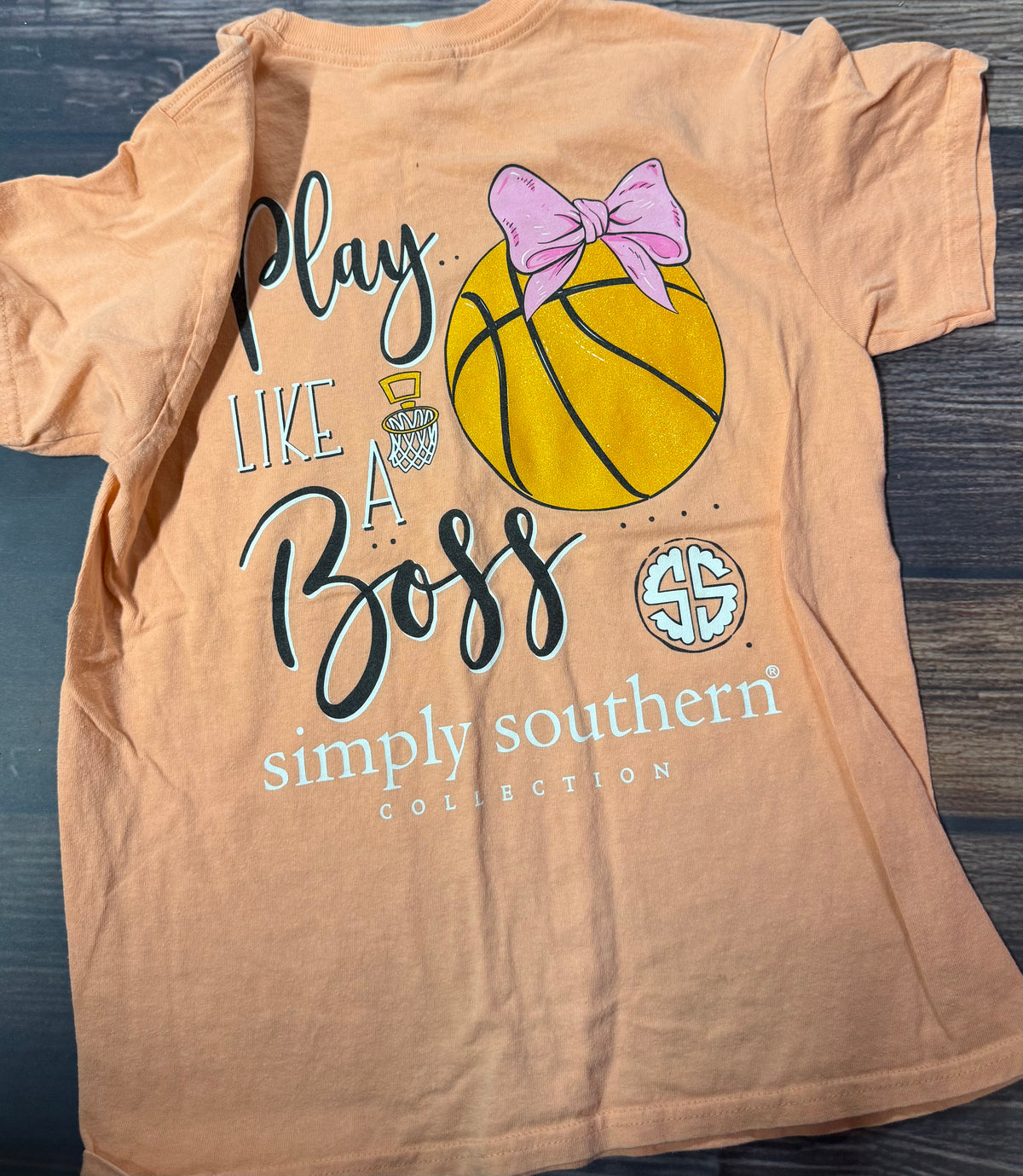 Simply Southern small..has small spots on front