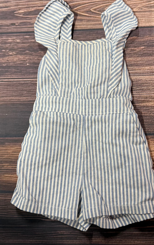 Pink Lily 2T romper..super faint staining