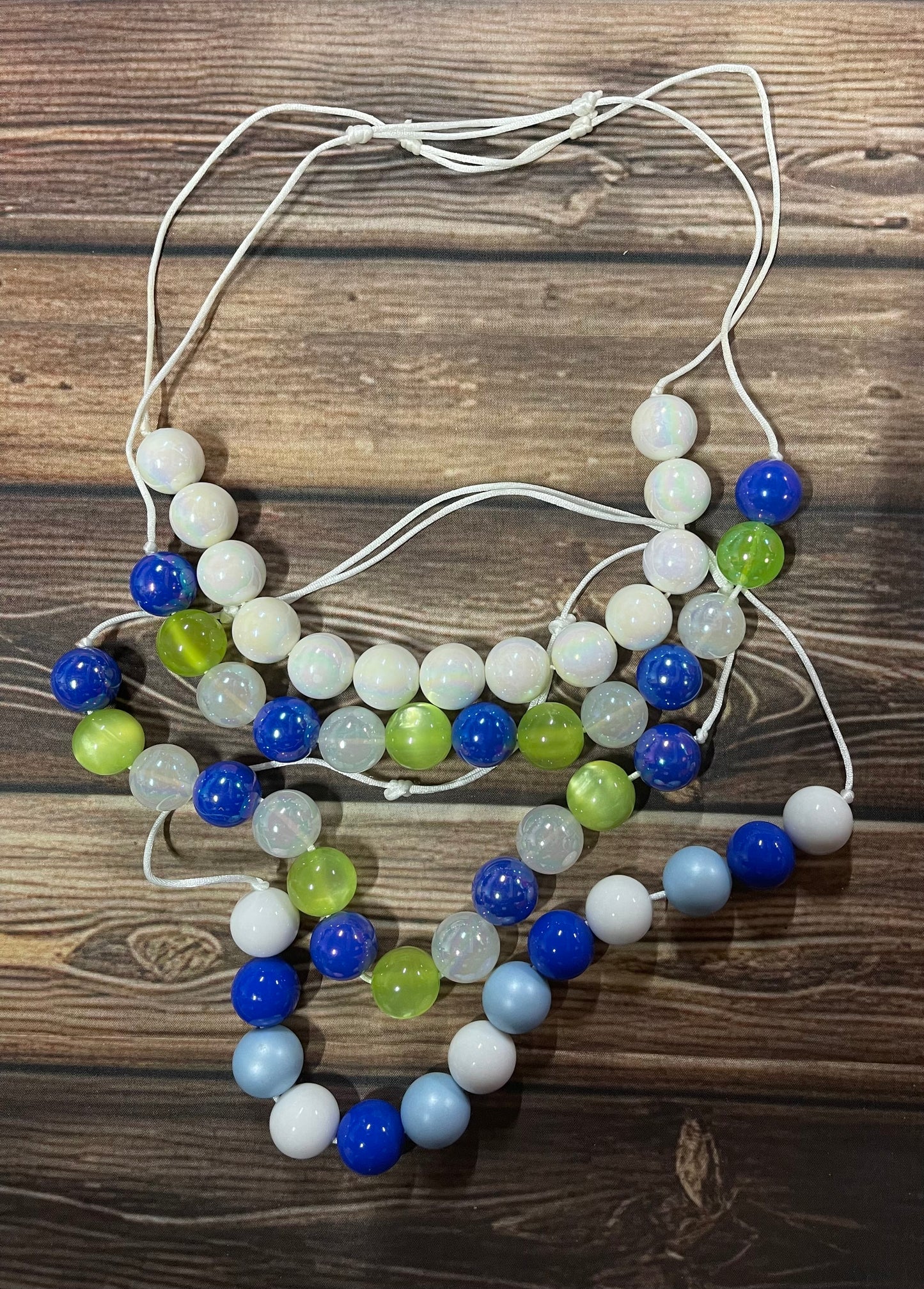 4 bubble necklaces