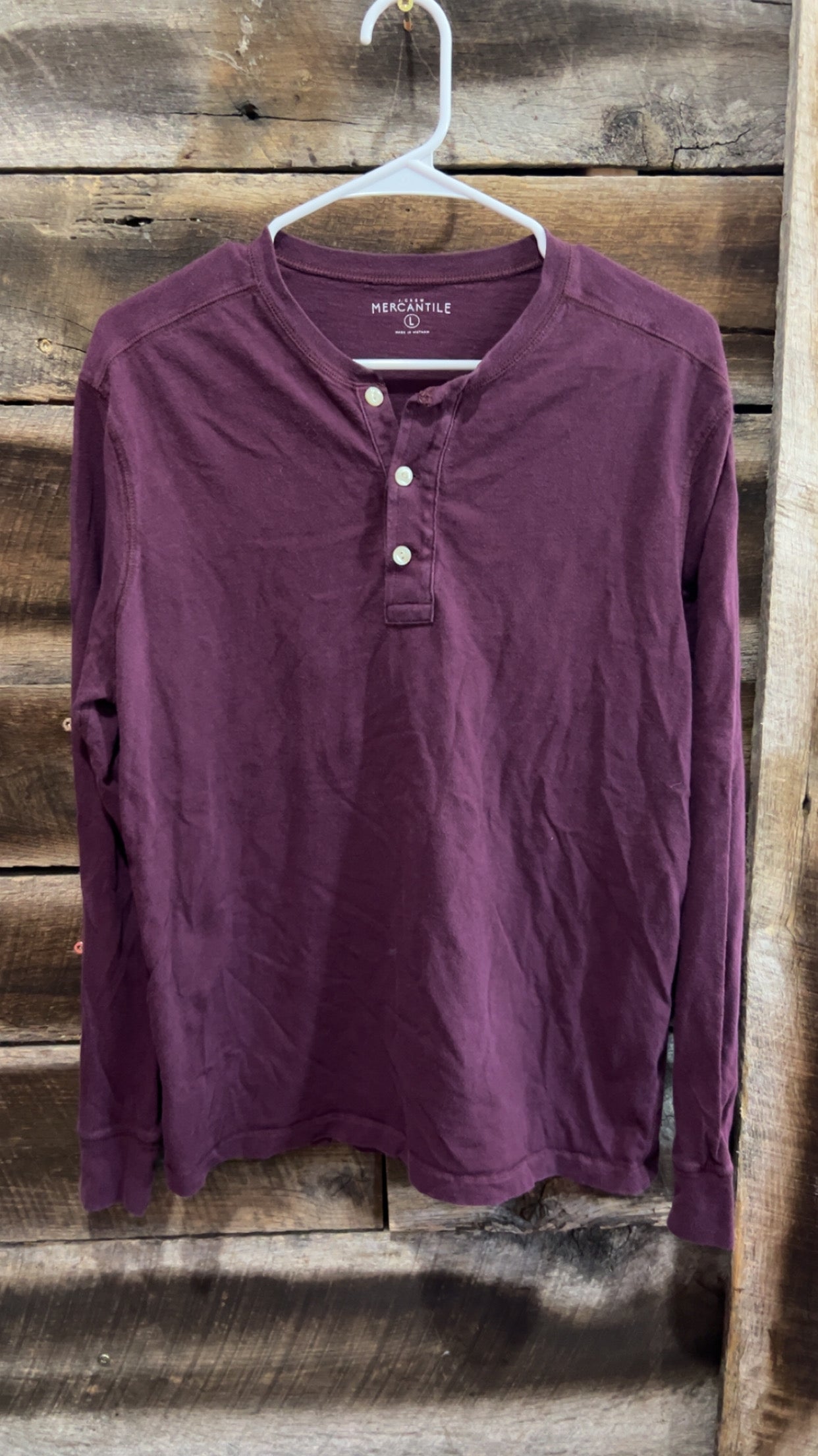 J Crew large.. retails $75