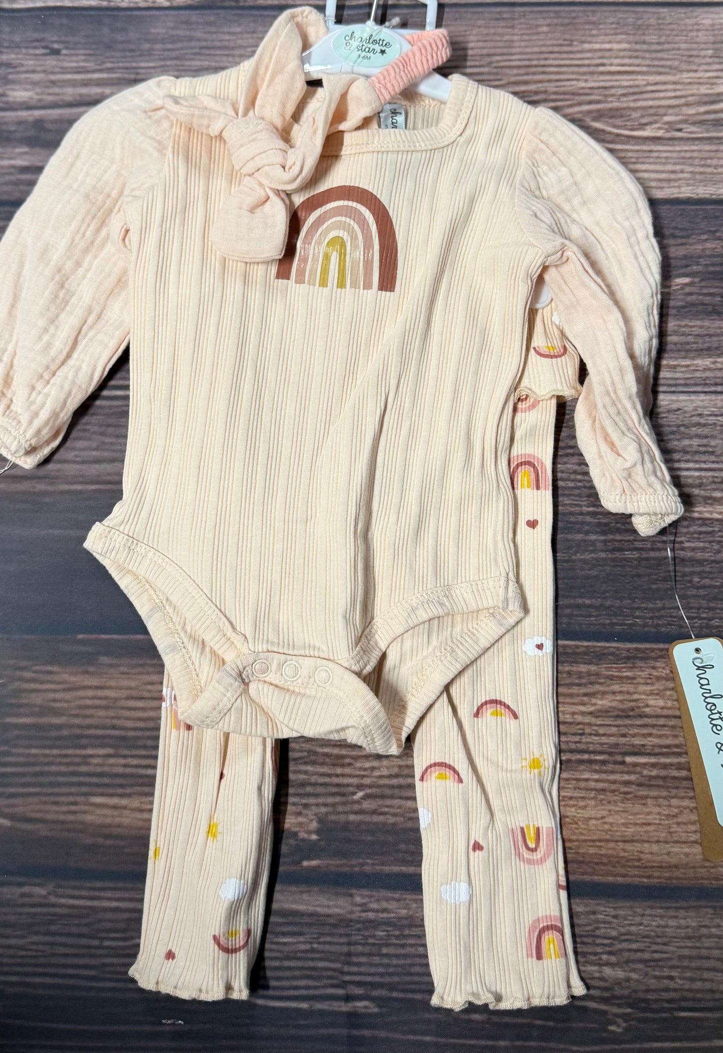 NWT Charlotte & Star 3-6m