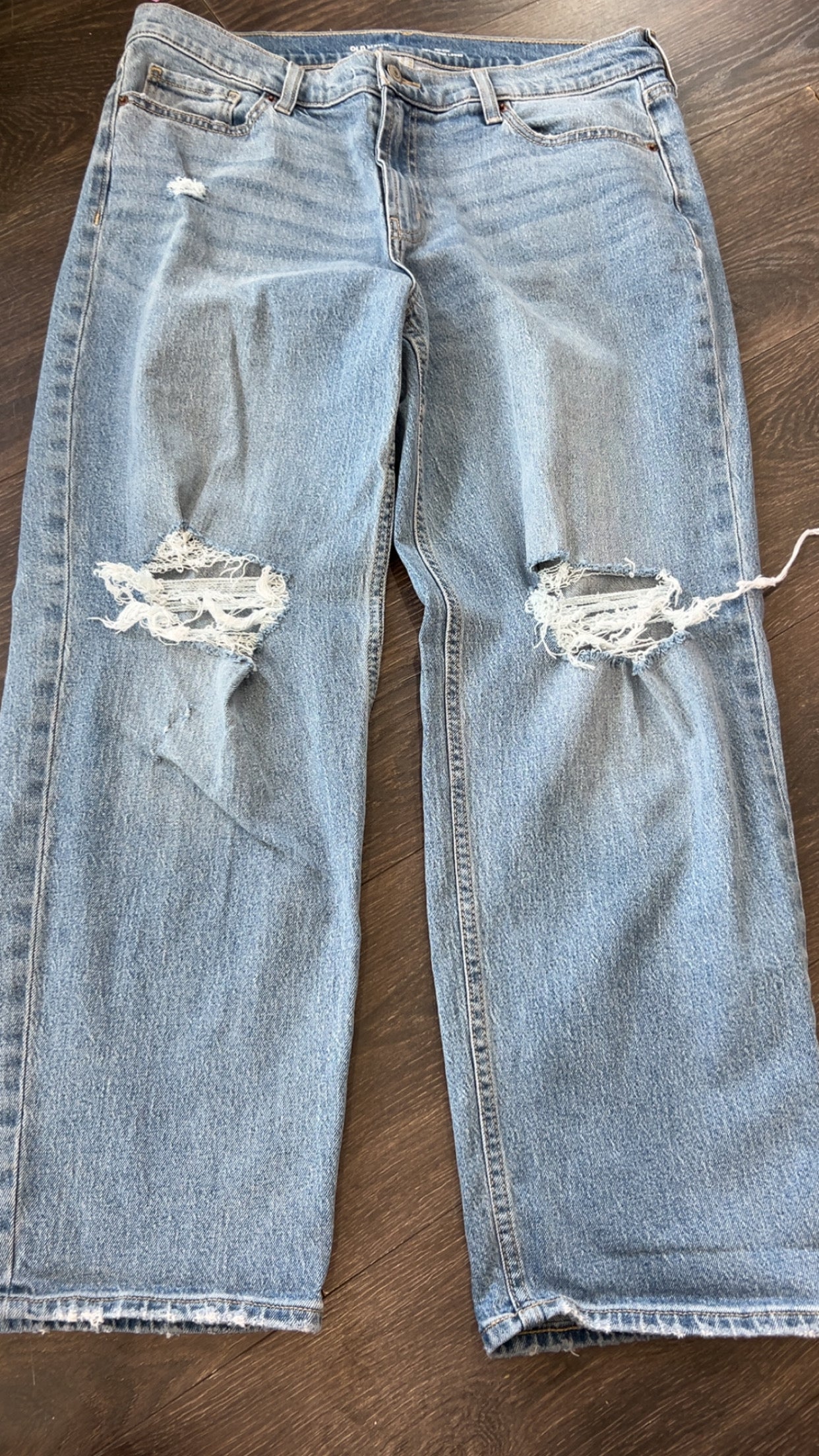 Old Navy mid-rise boyfriend loose size 12
