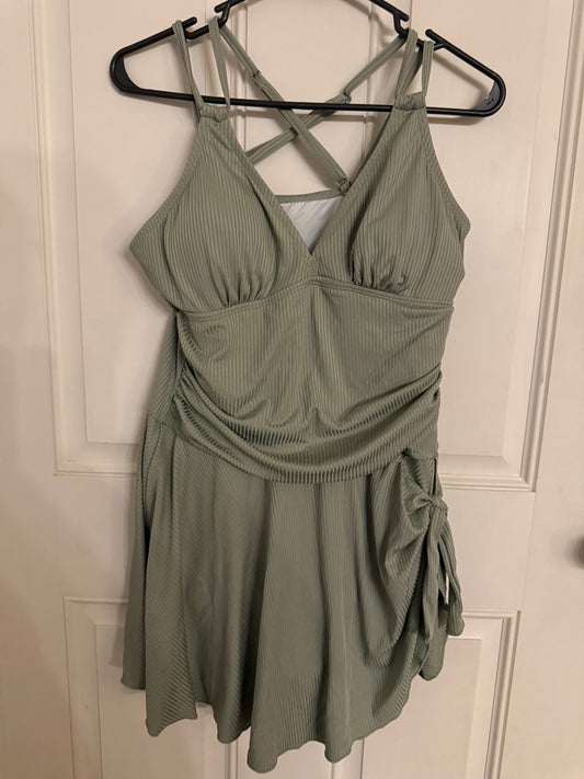 XL..full piece bathing suit