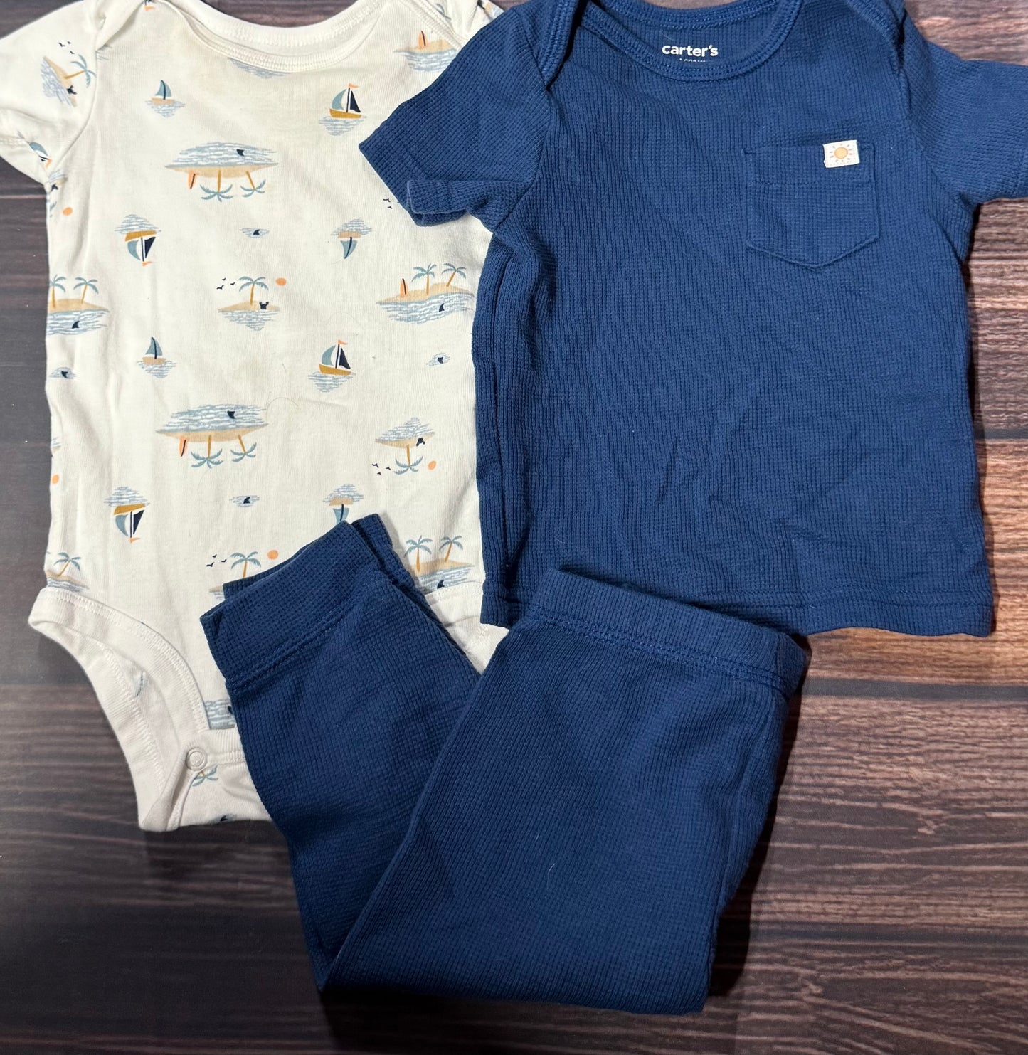 Carter’s 12m..has staining on onesie