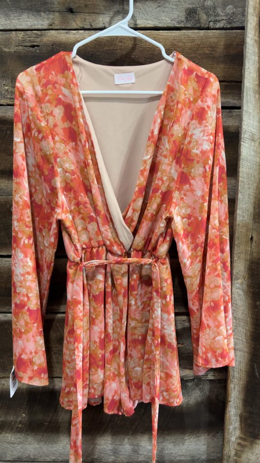 NWT Pink Lily small romper
