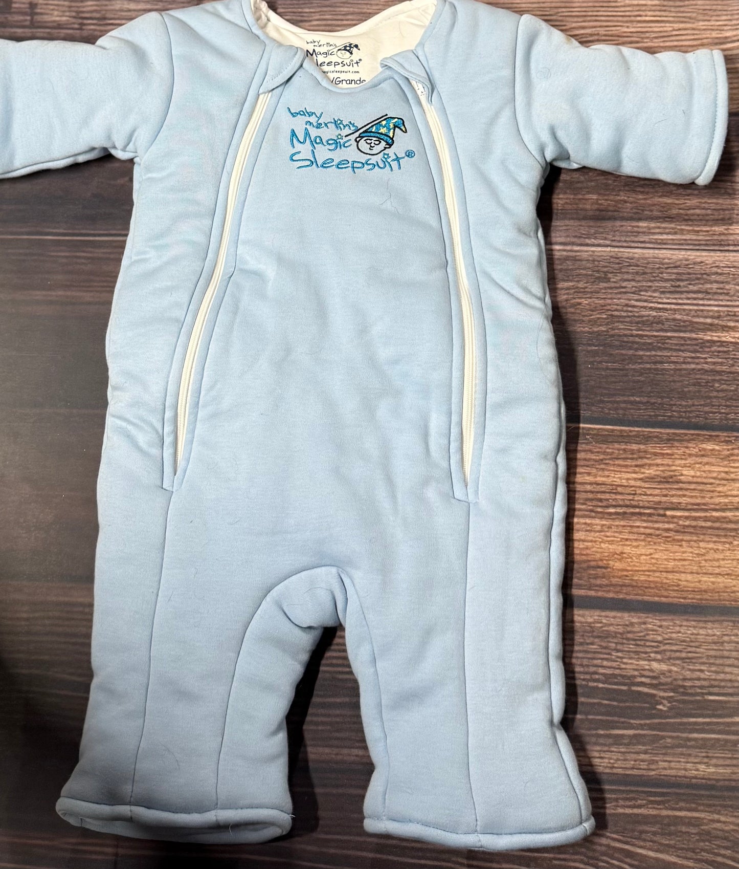 Magic Sleepsuit 3-6m..has a stain on shoulder