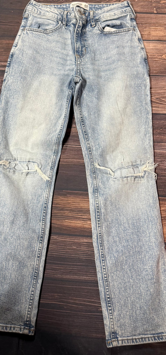 Abercrombie kids 15/16R high rise straight