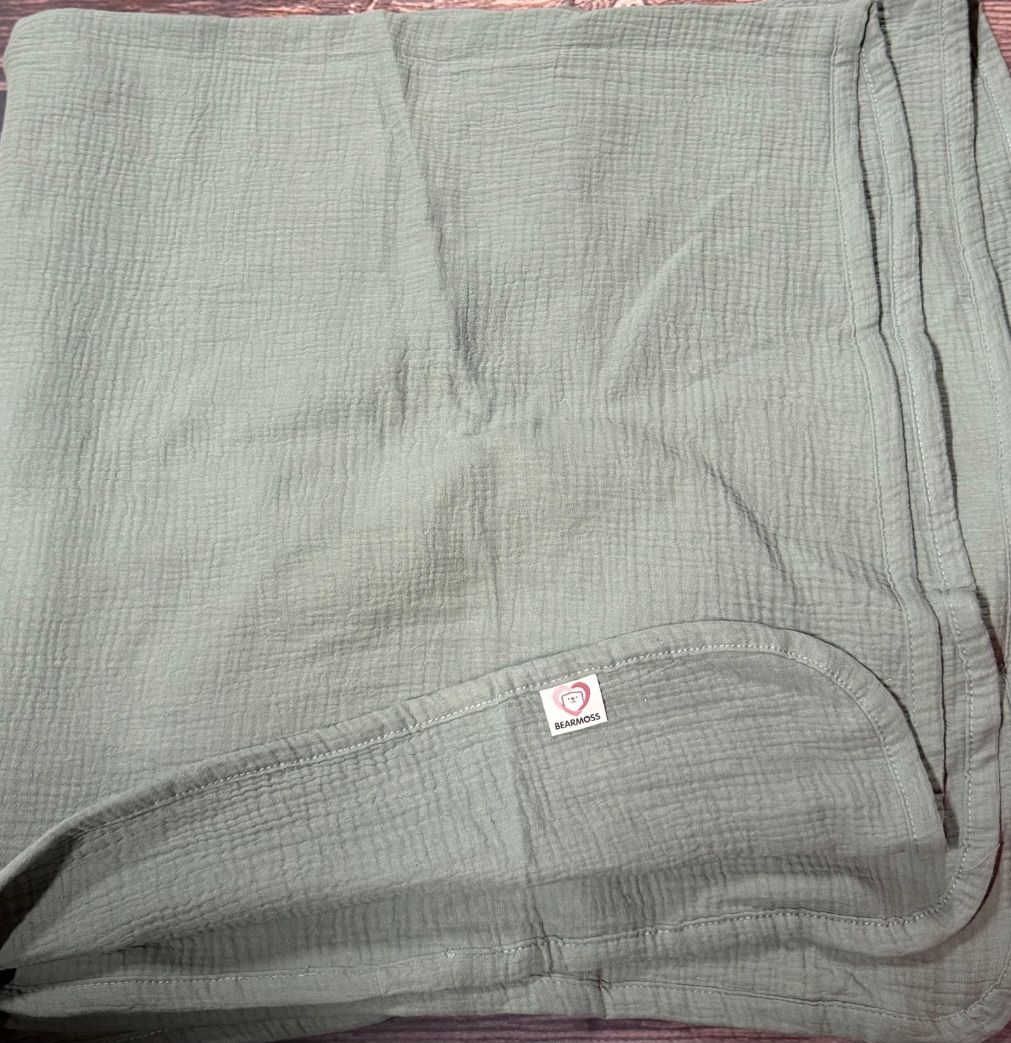 Bearmoss muslin blanket