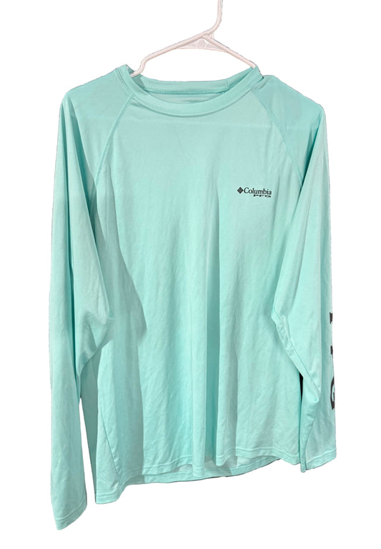 Columbia medium..has staining on shoulder