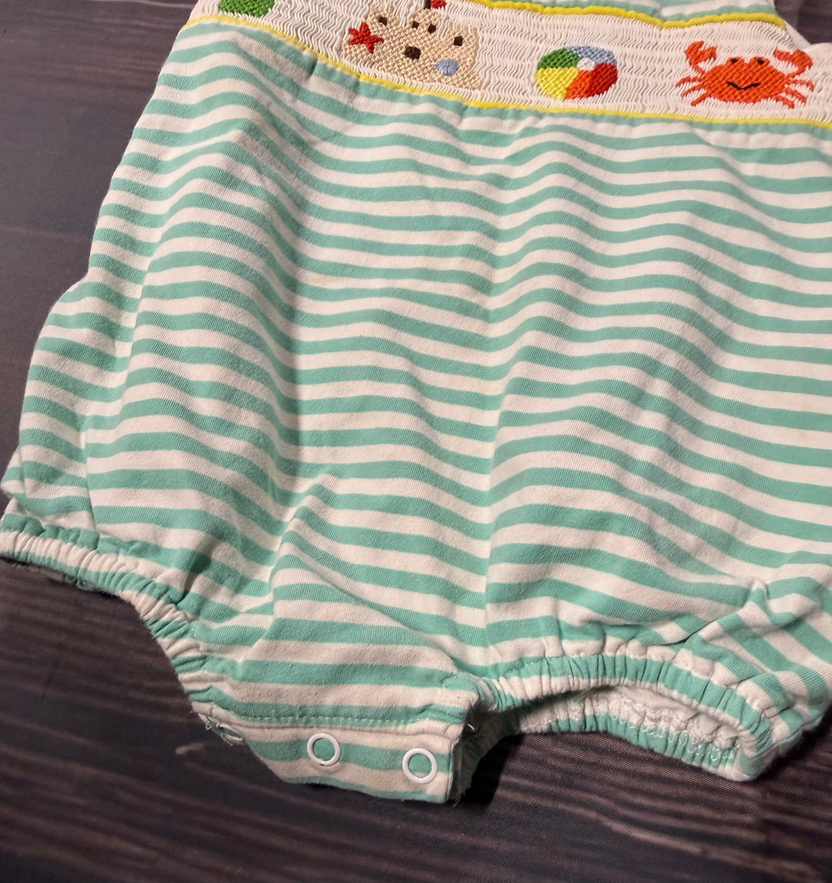 Busy Bees Smocks 18m..slight discoloring