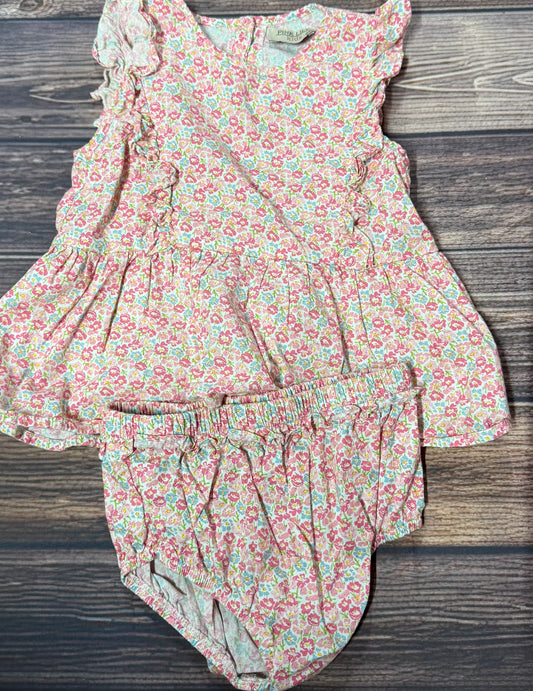 Pink Lily 12-18m
