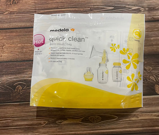 NIB medela micro steam bag