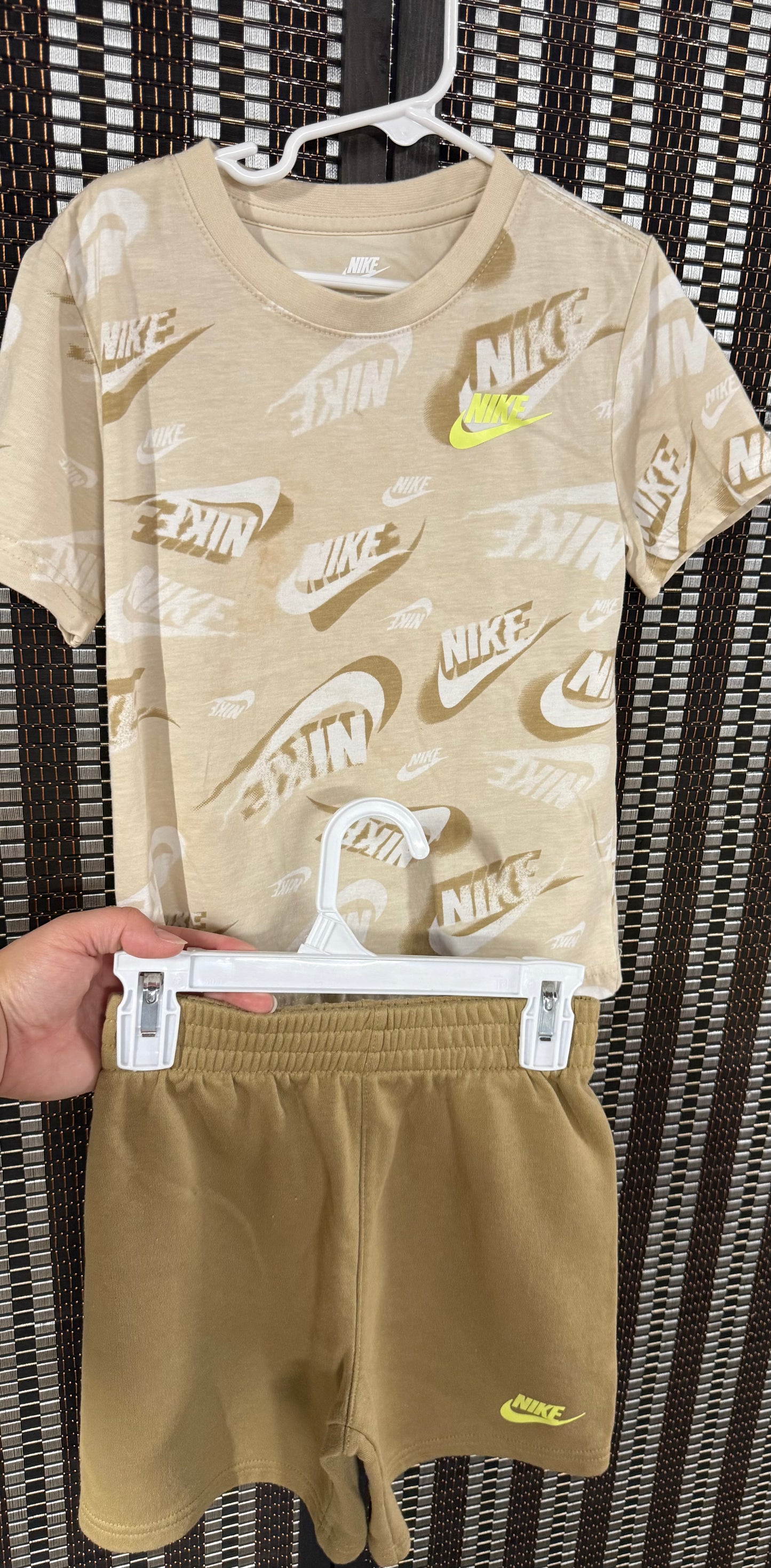 Nike 7..has staining on shirt