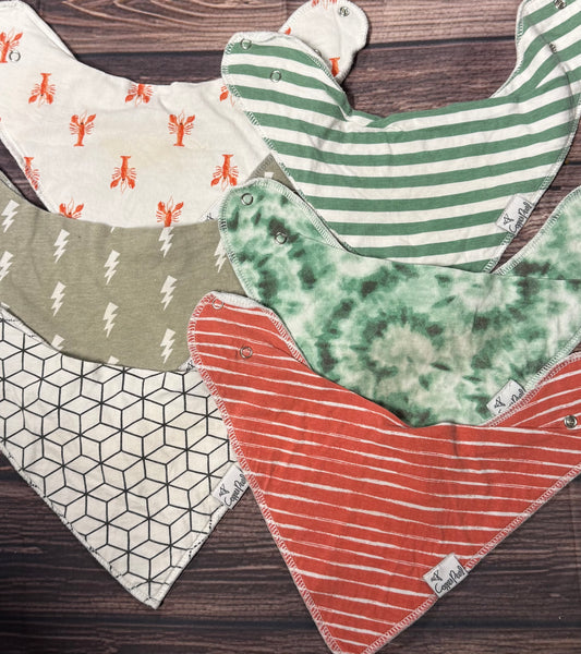 Copper Pearl bibs