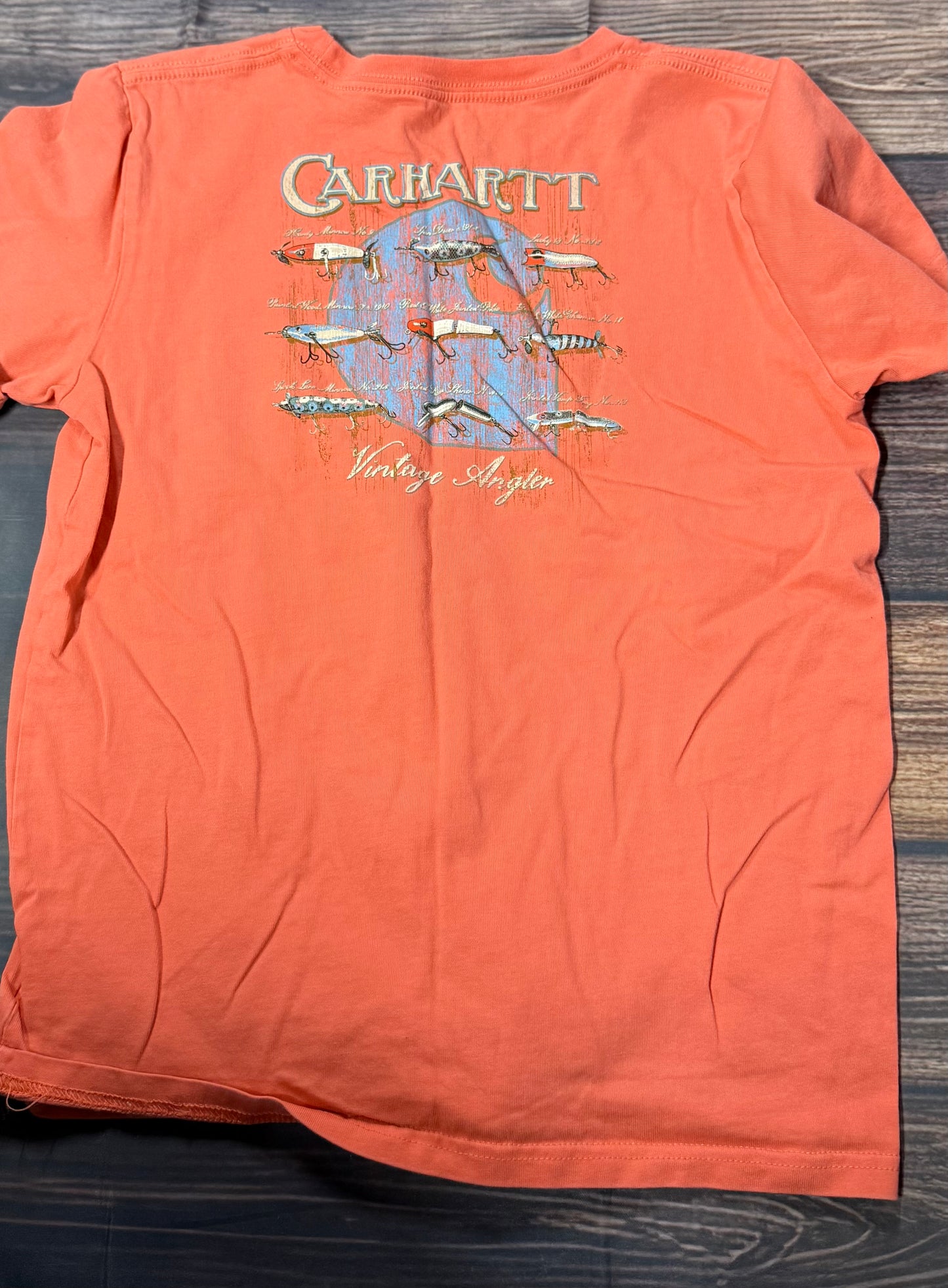 Carhartt medium..has staining..back in second pic