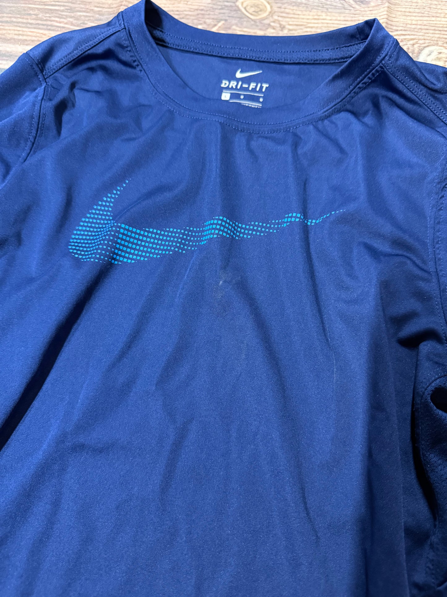 UA youth large..small staining on front