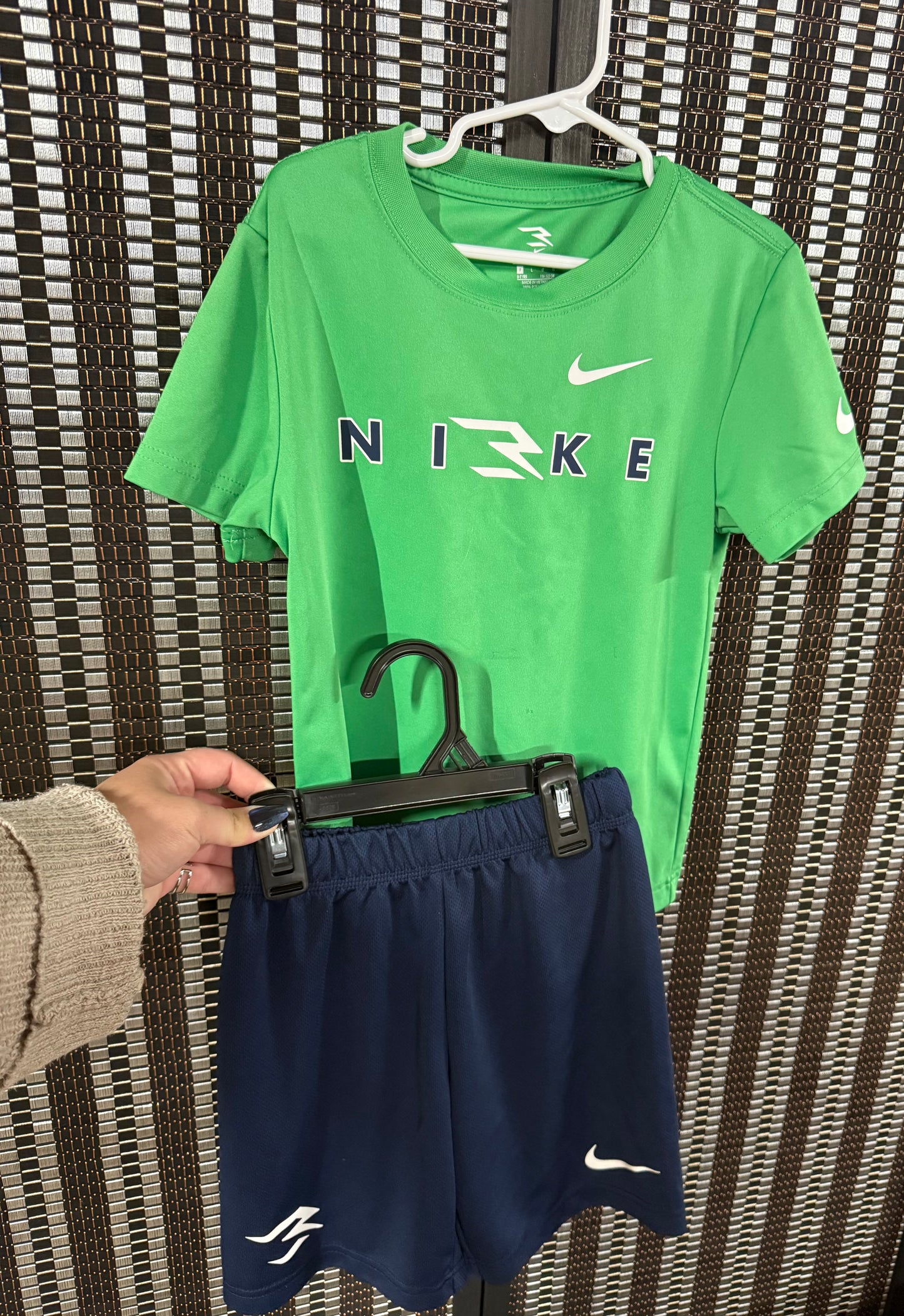 Nike 7..staining on shirt