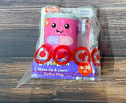 NEW fisher price learning coffee mug