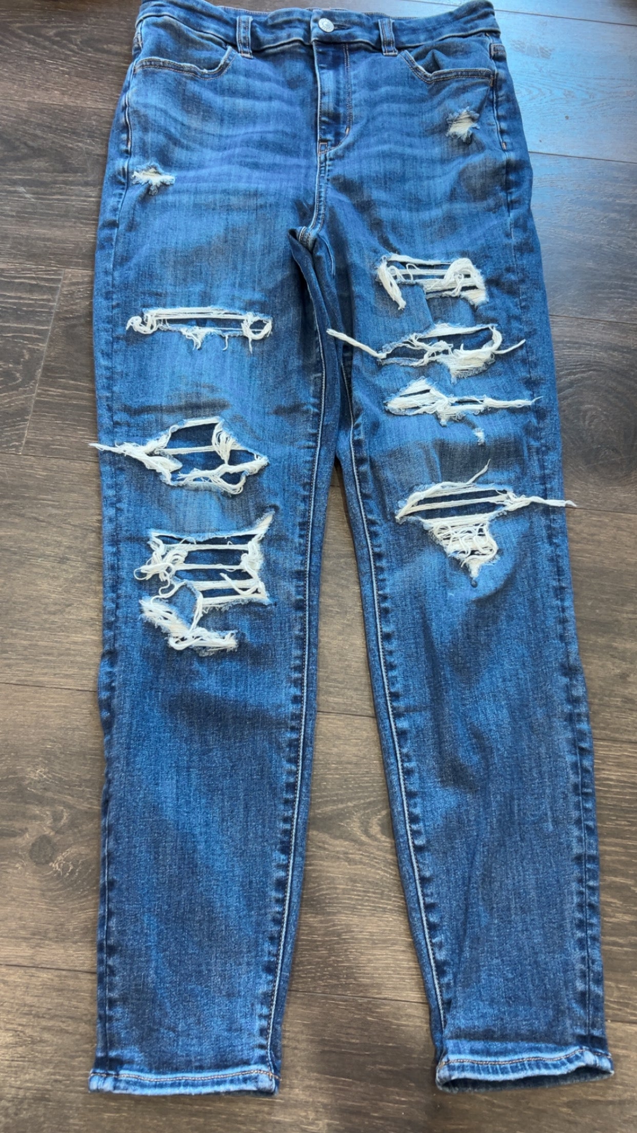 American Eagle curvy super hi-rise jegging size 10