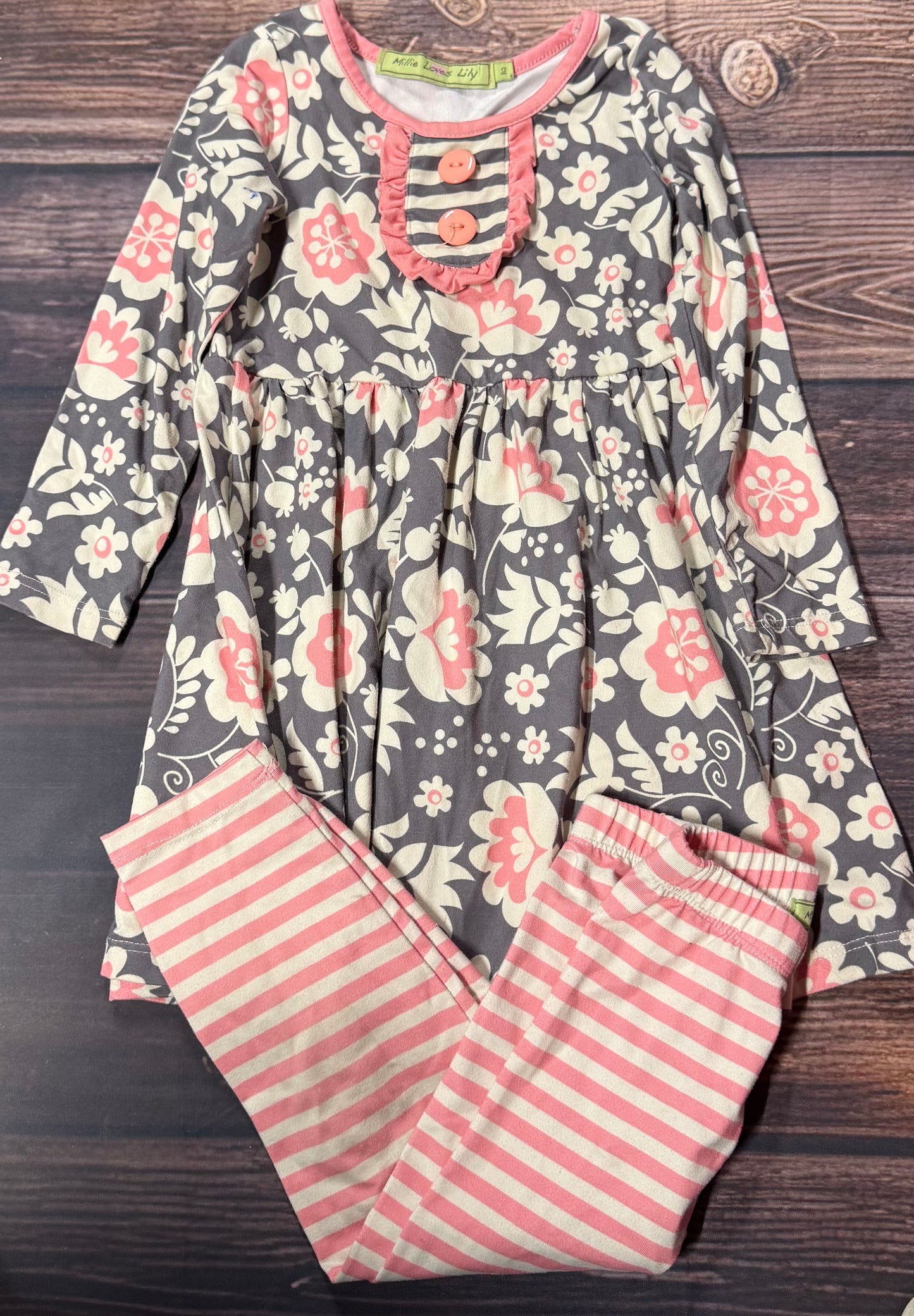 Millie loves Lily 2T..tiny spots on knee