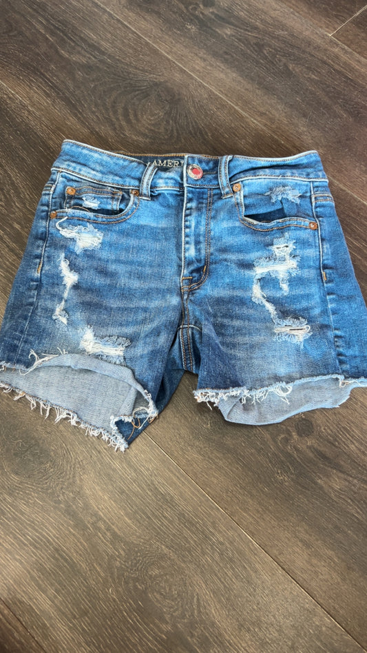 American Eagle hi-rise shortie size 2