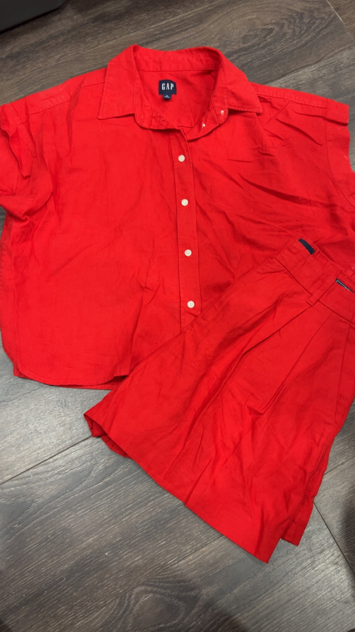 Gap small top, XS bottom