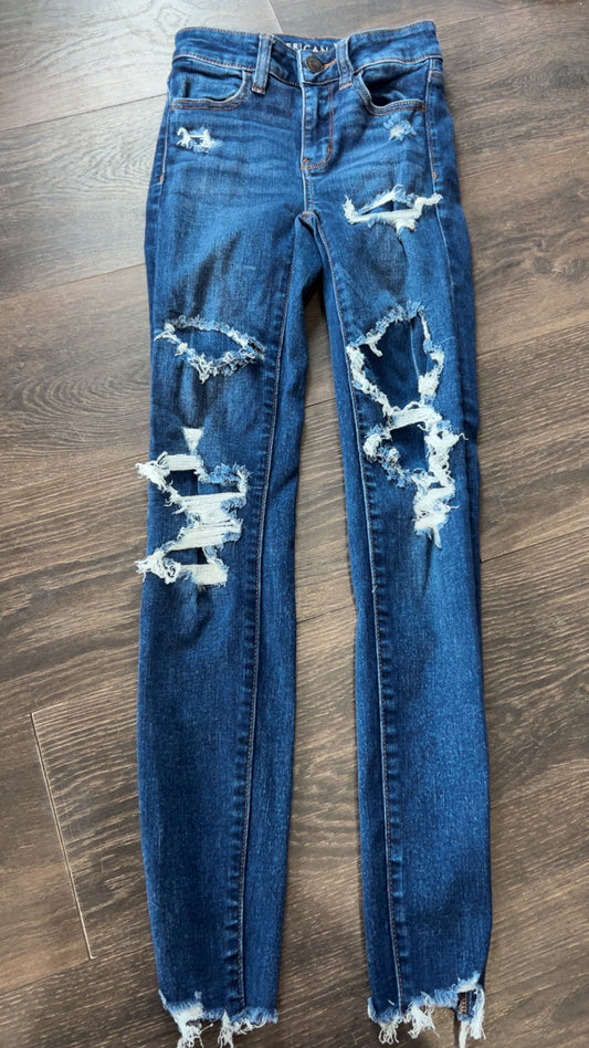American Eagle hi-rise jegging size 000R