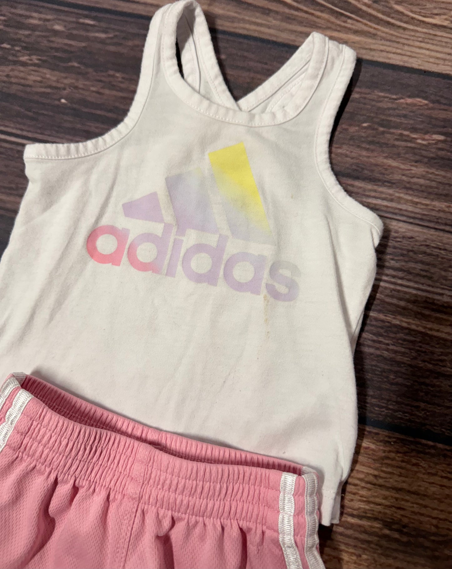 Adidas 6m..has staining on top