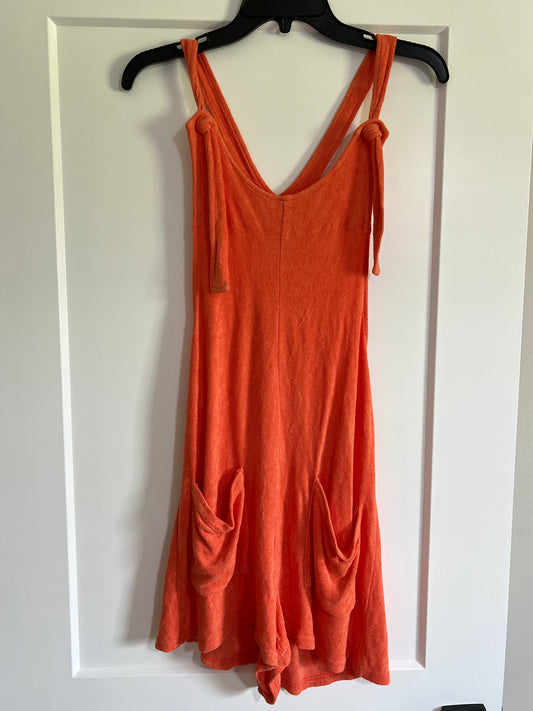 Pink Lily medium romper