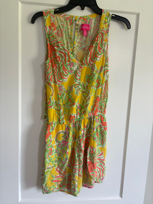 lilly pulitzer xs romper