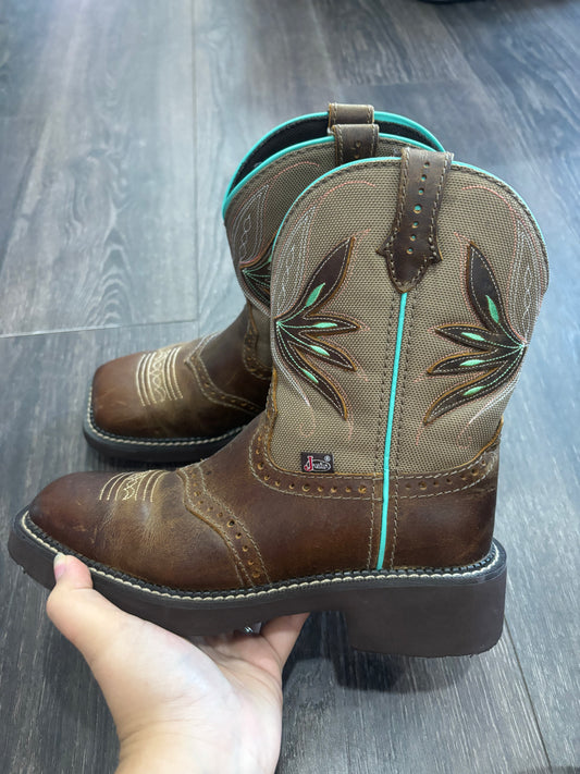 justin size 6.5 brand new $80 new